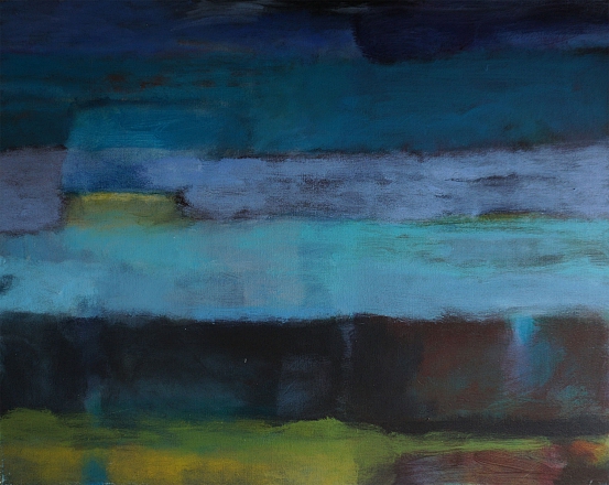 Hein Kuipers   Night Fog 100x120 cm